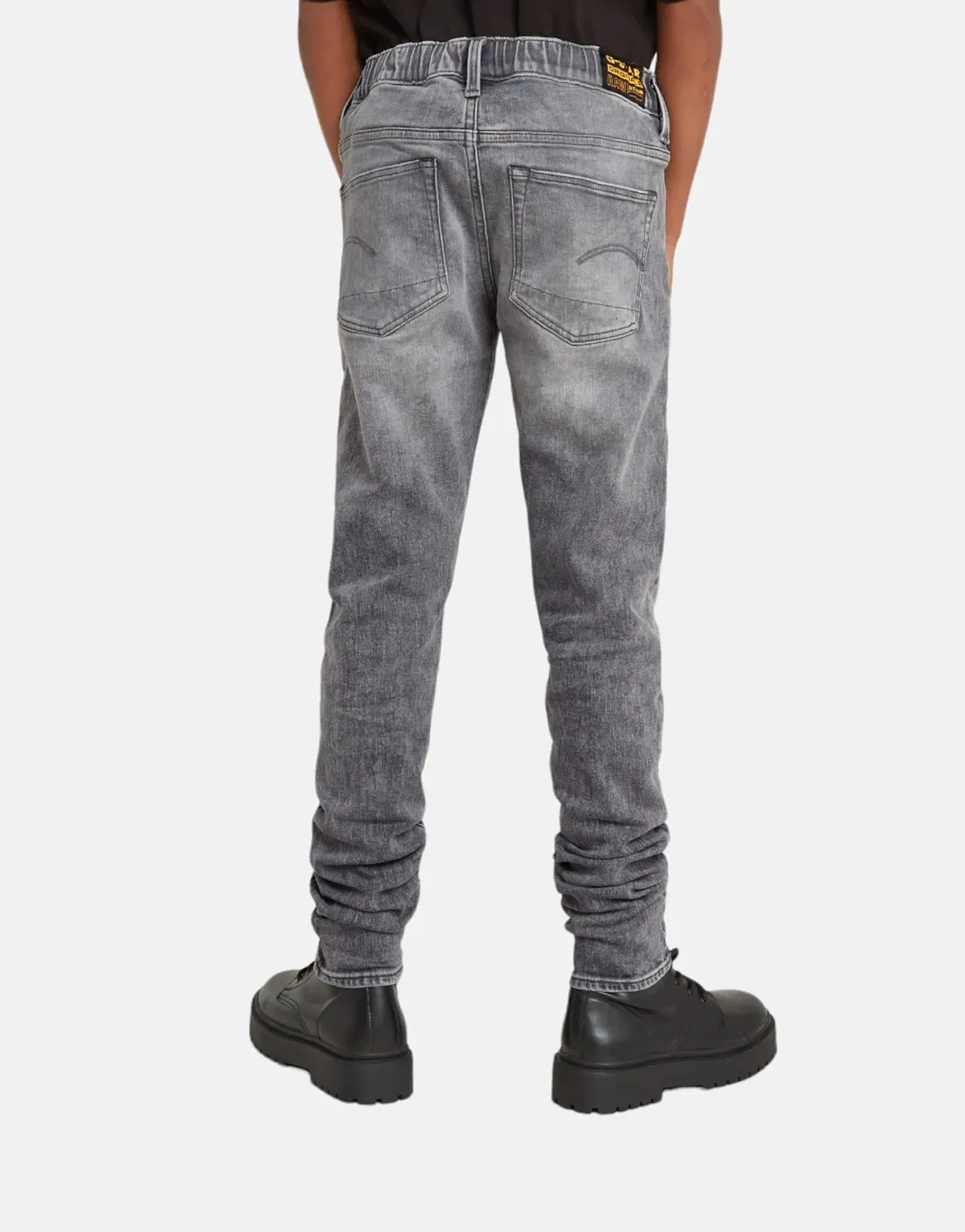 G-Star RAW Kids 3301 Slim Pull-Up Jeans Faded Grey