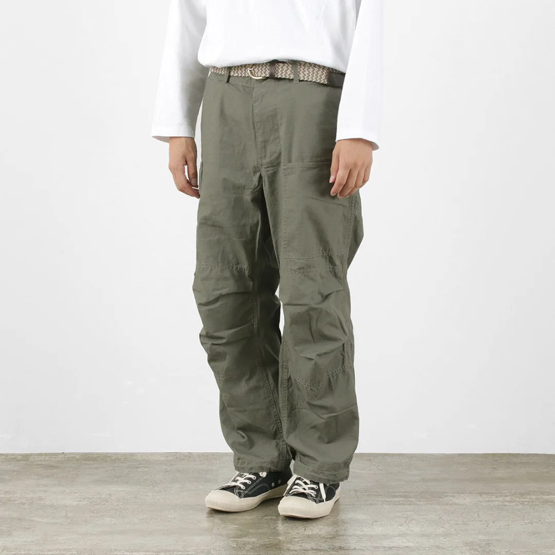 GARAGE GREEN WORKS / Gardener Cotton Ripstop Cargo Pants