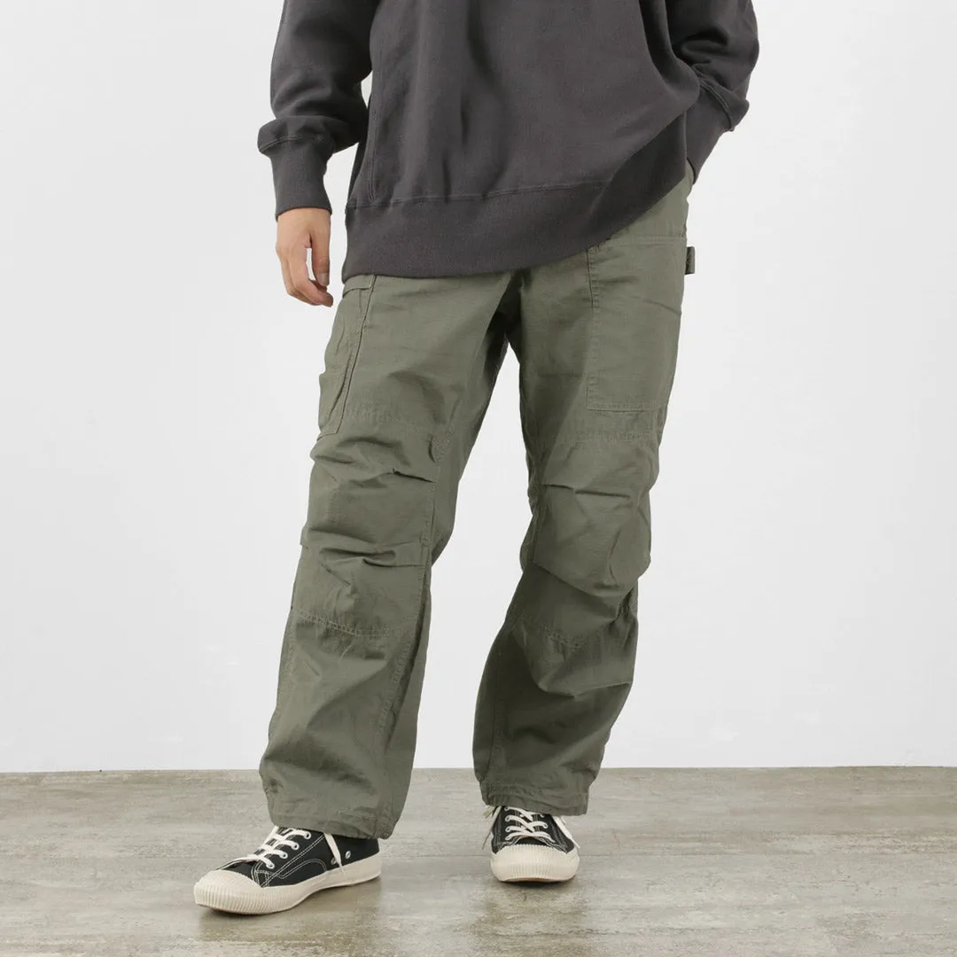 GARAGE GREEN WORKS / Gardener Cotton Ripstop Cargo Pants