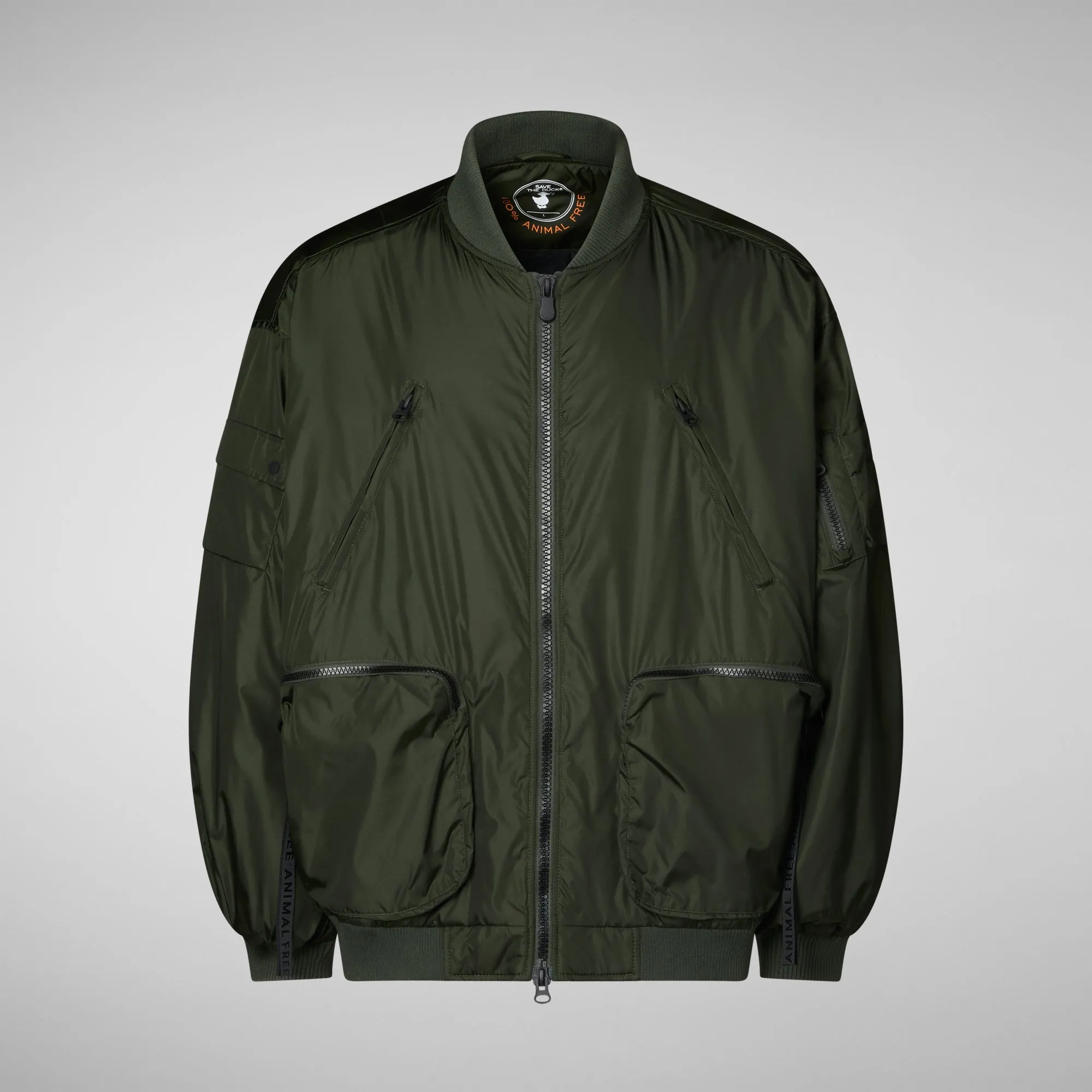 Giacca bomber unisex Usher in verde bosco