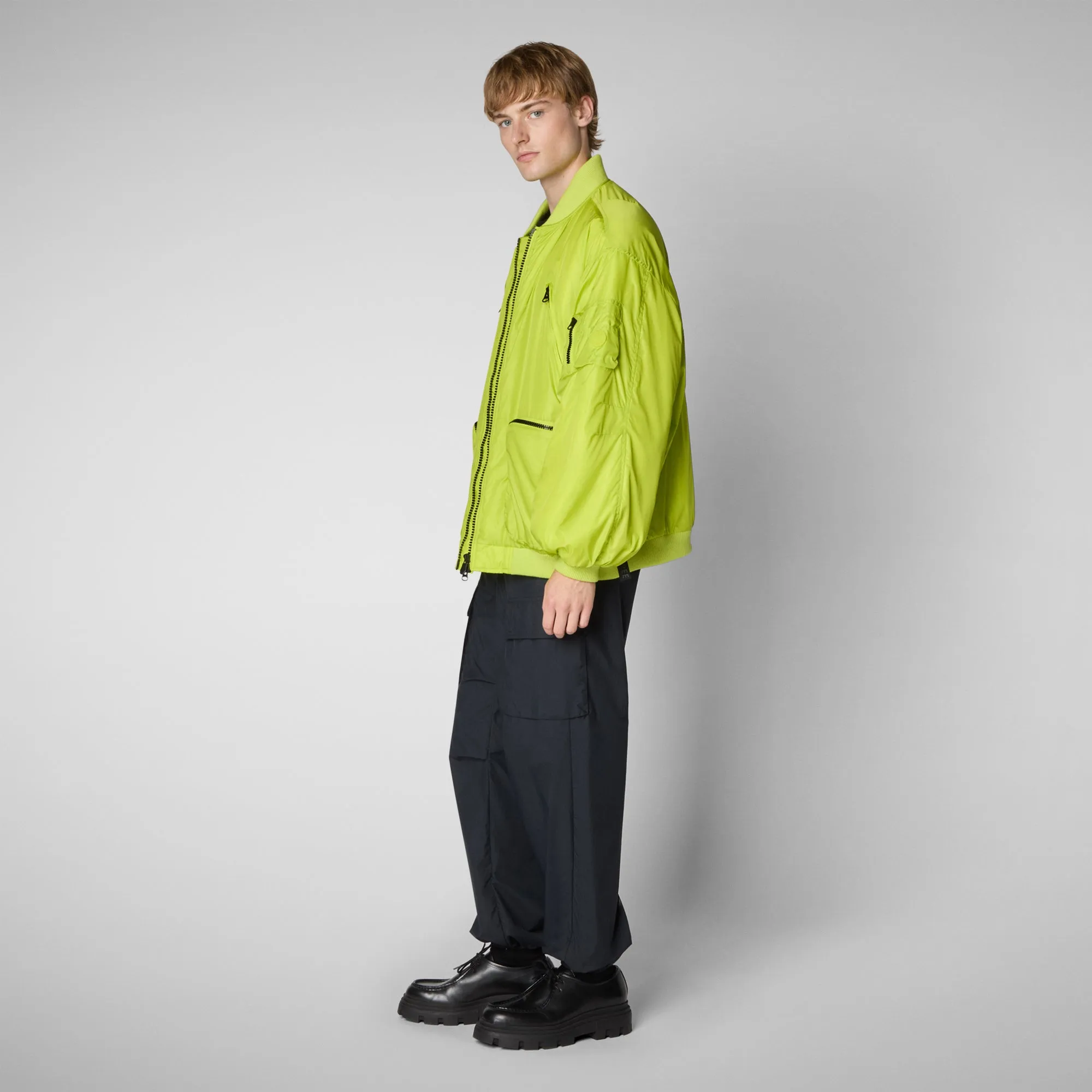 Giacca bomber unisex Usher in verde lime