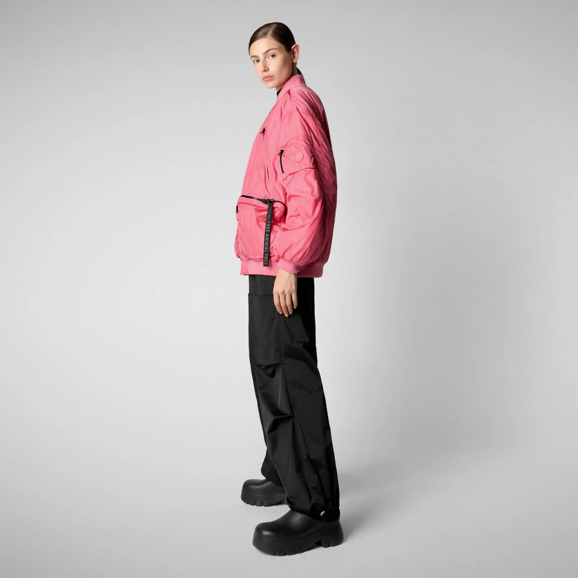 Giacca bomber unisex Usher rosa