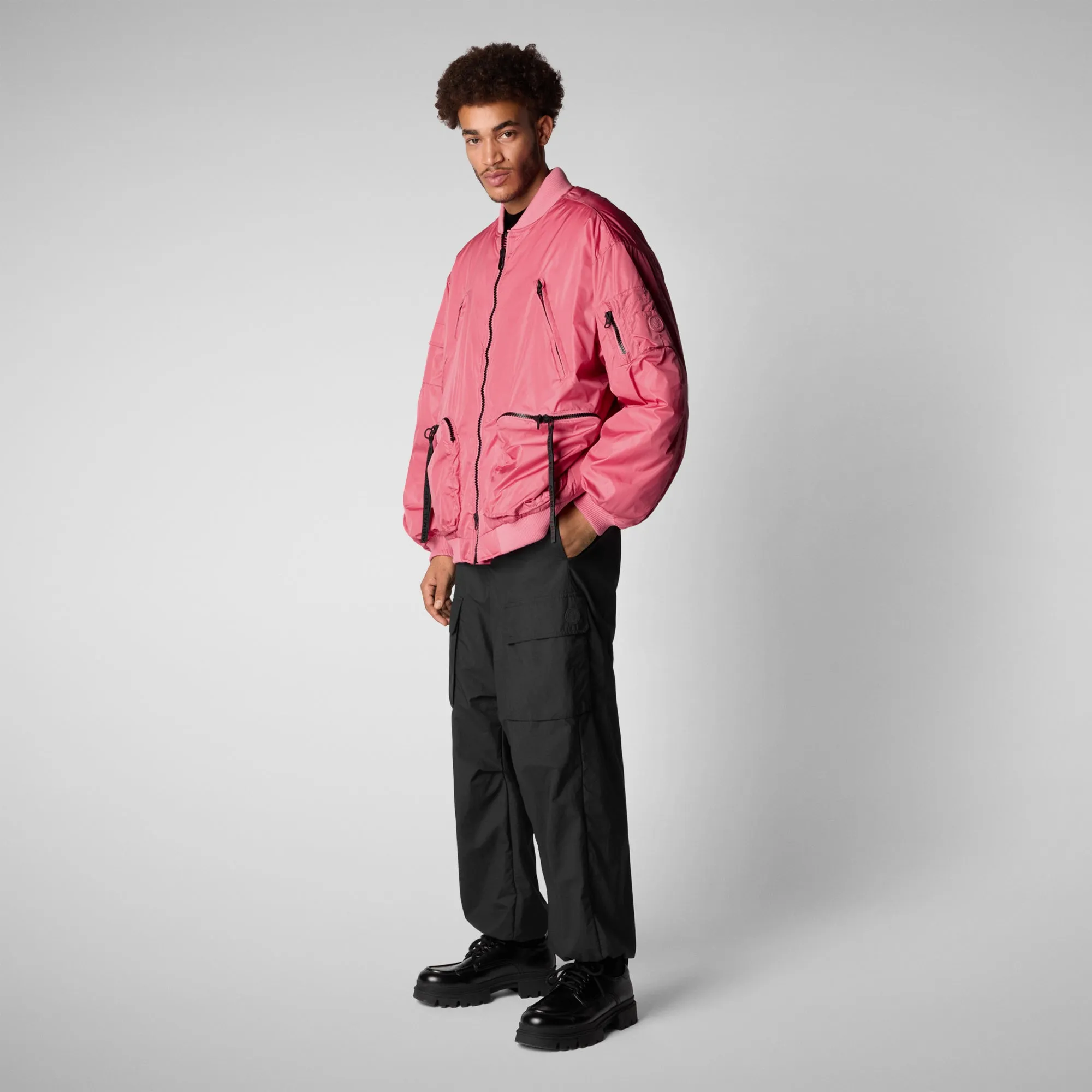 Giacca bomber unisex Usher rosa