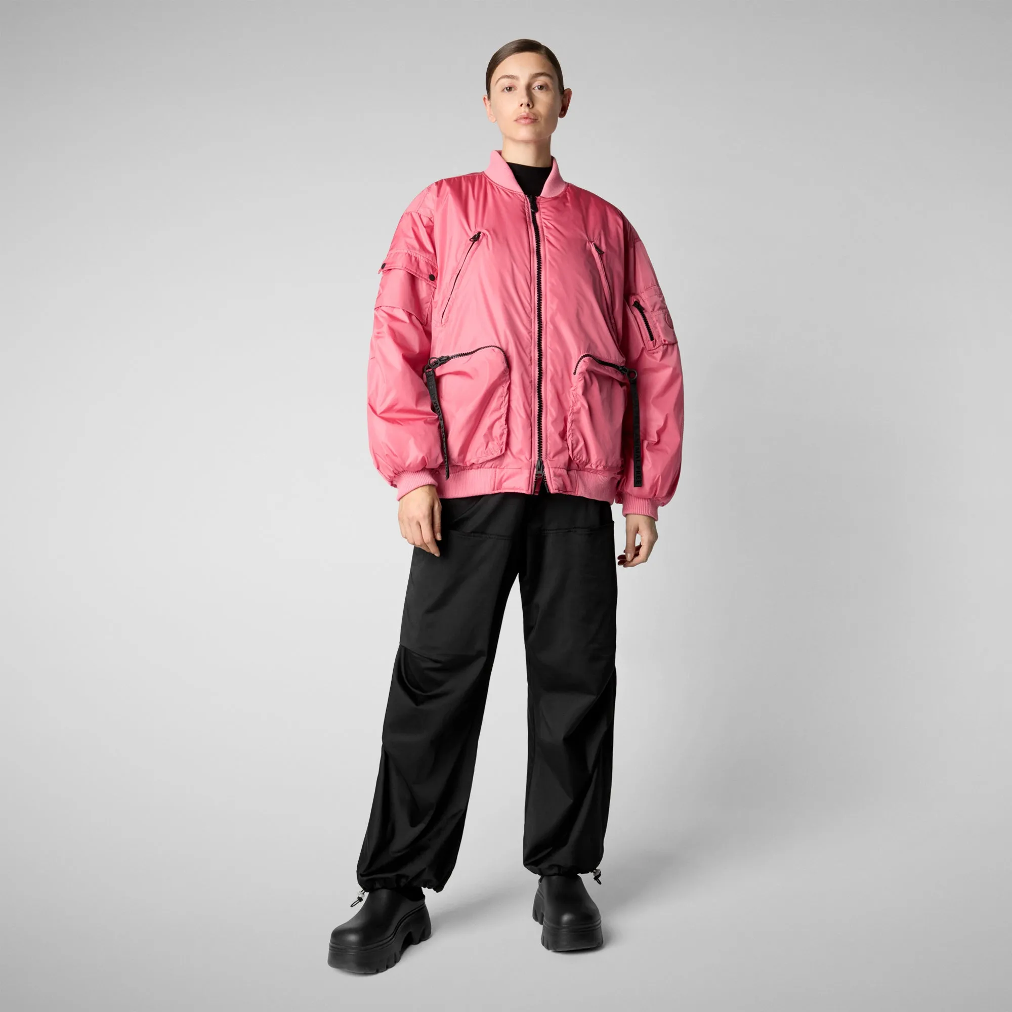 Giacca bomber unisex Usher rosa