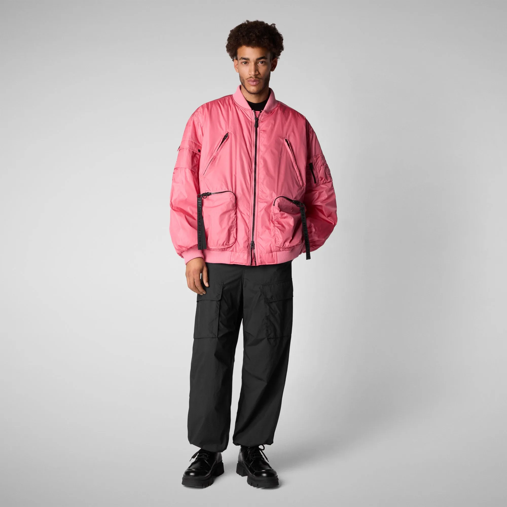 Giacca bomber unisex Usher rosa