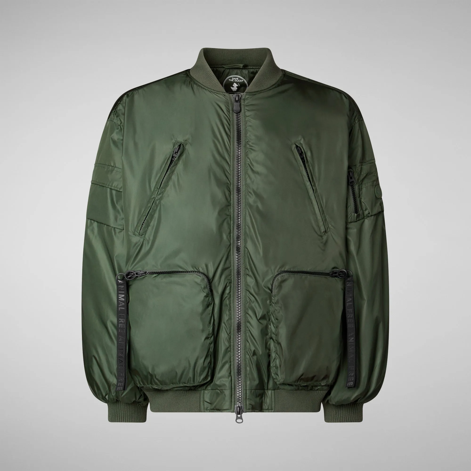 Giacca bomber unisex Usher verde timo