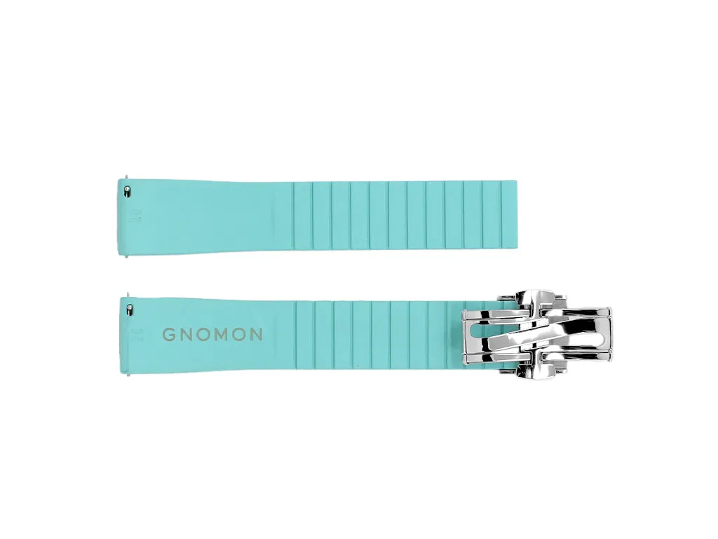 Gnomon FKM Rubber Strap Turquoise