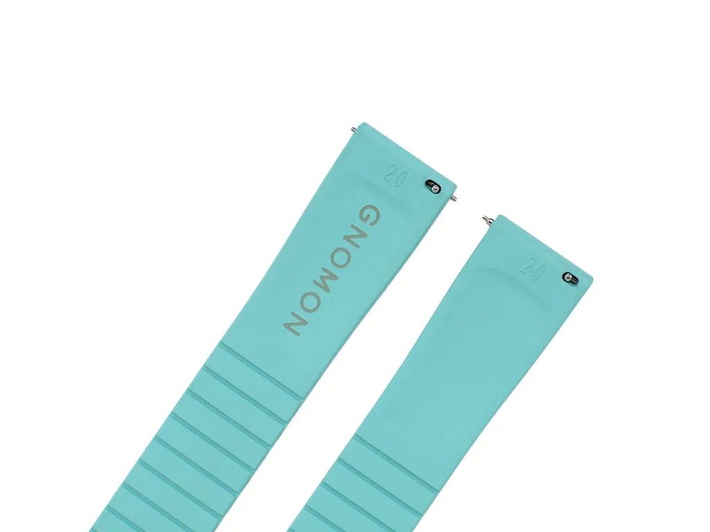 Gnomon FKM Rubber Strap Turquoise