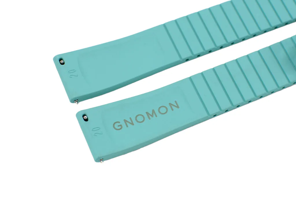 Gnomon FKM Rubber Strap Turquoise