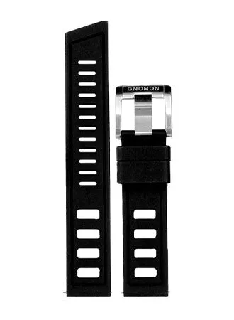 Gnomon Ventilé FKM Rubber Strap Black