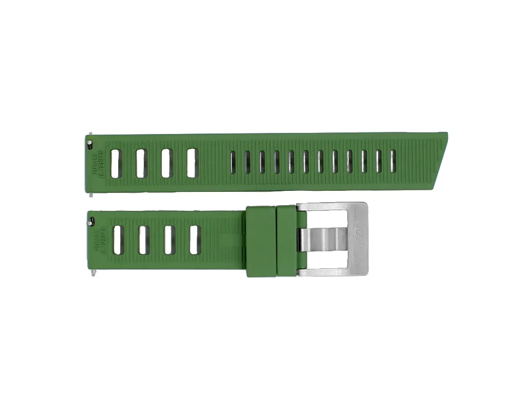 Gnomon Ventilé FKM Rubber Strap Green