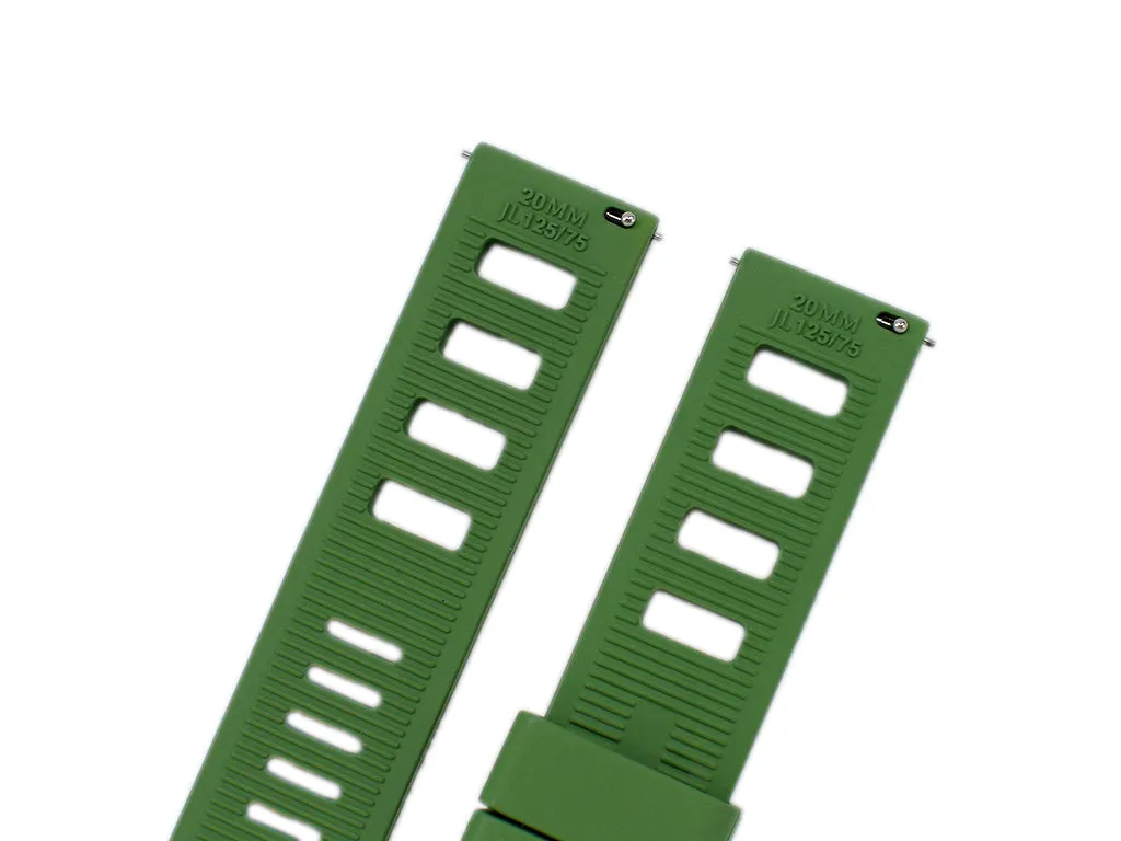 Gnomon Ventilé FKM Rubber Strap Green