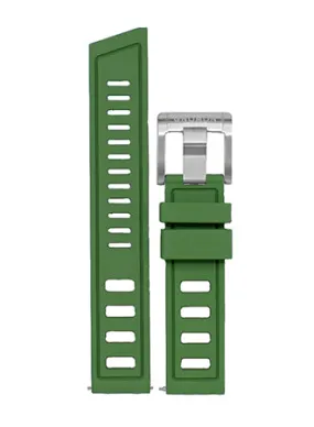 Gnomon Ventilé FKM Rubber Strap Green