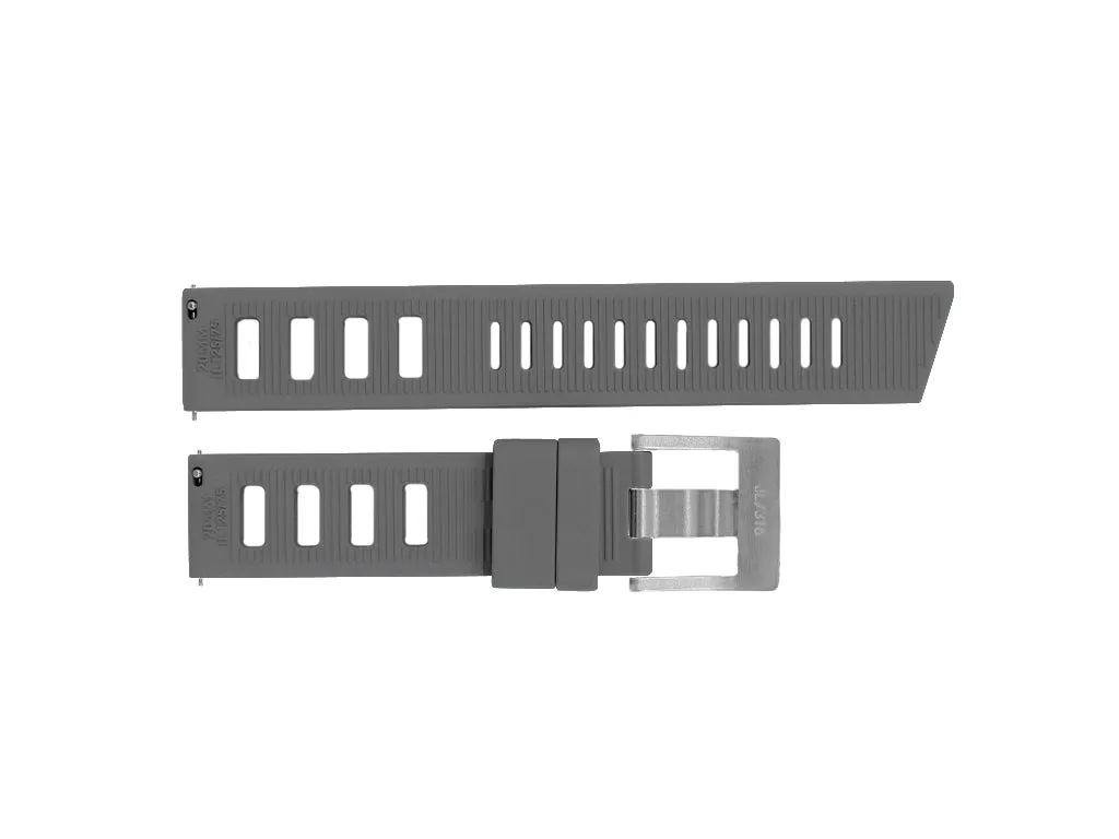 Gnomon Ventilé FKM Rubber Strap Grey