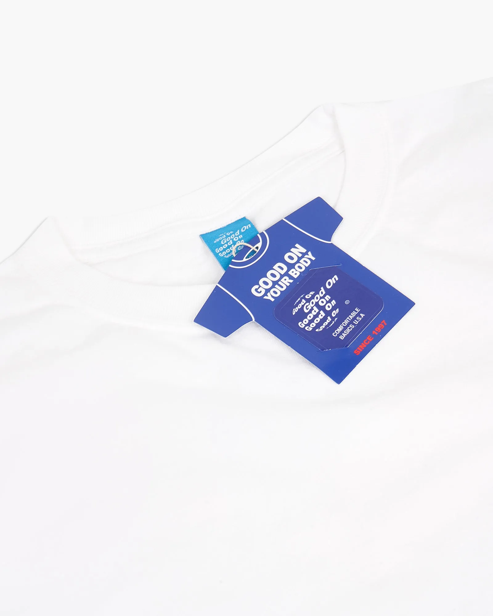 Good On S/S Crew Tee - Washed White