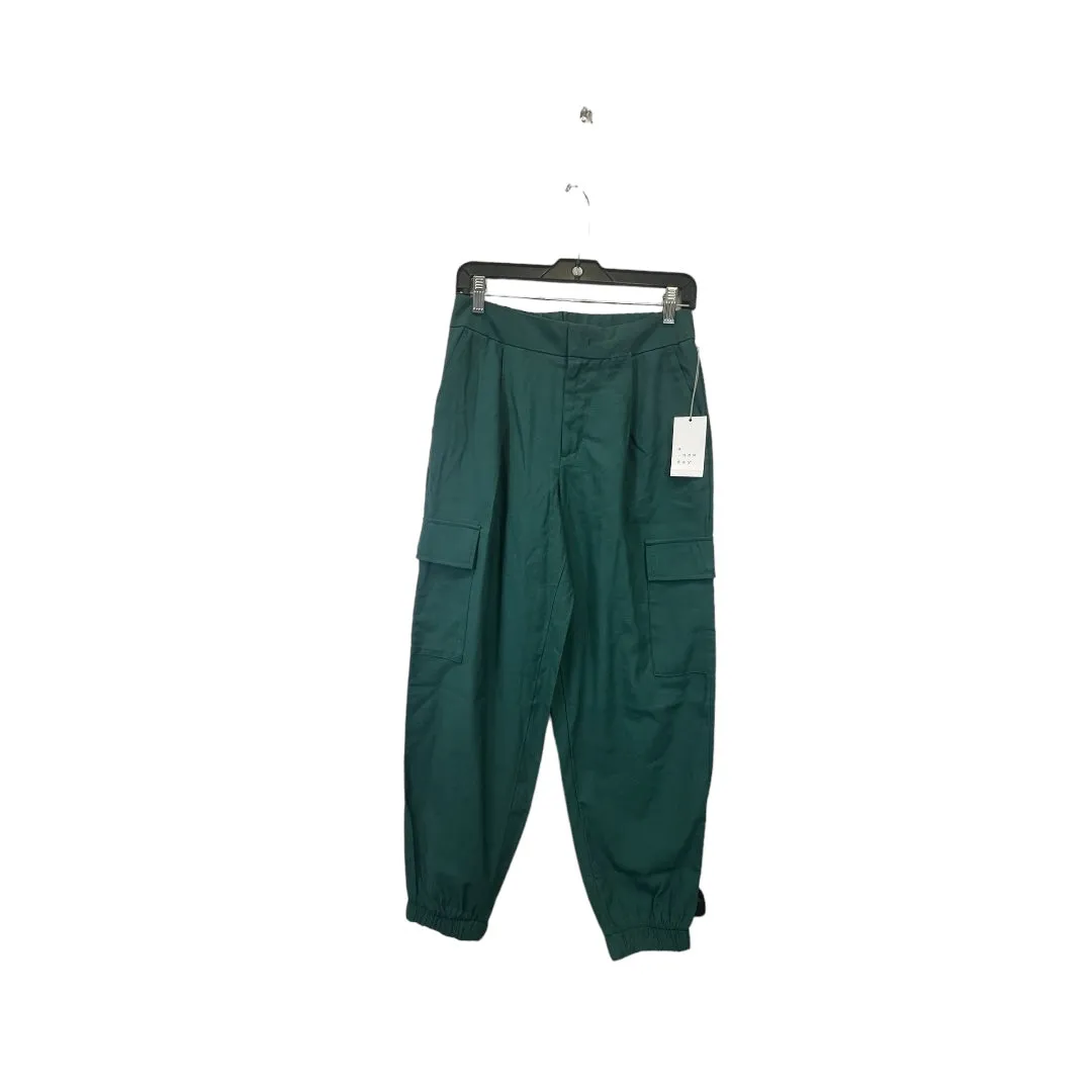 Green Pants Cargo & Utility A New Day, Size 6