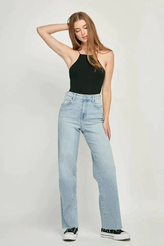 Hidden High Rise Dad Jeans