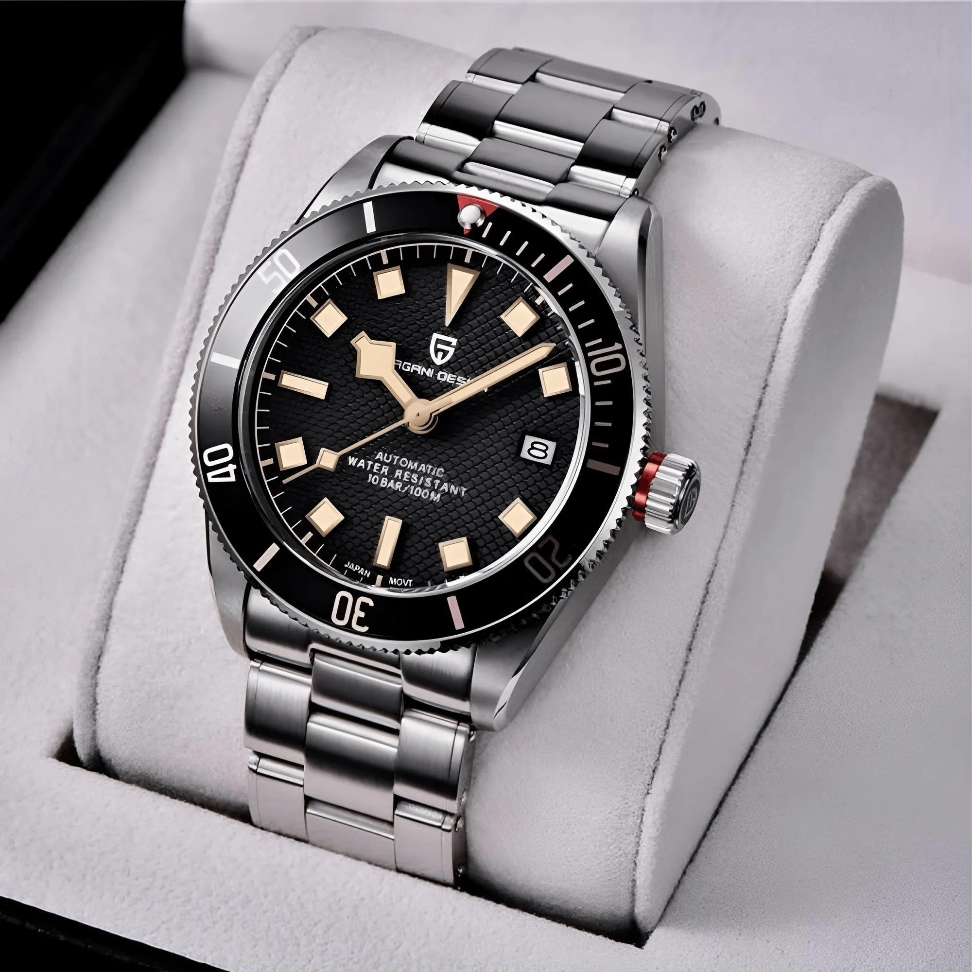 Homage to Tudor BB 58 Watch Men's Watches Retro Automatic Watch Men Mechanical Wristwatch Luxury NH35A 100M Waterproof