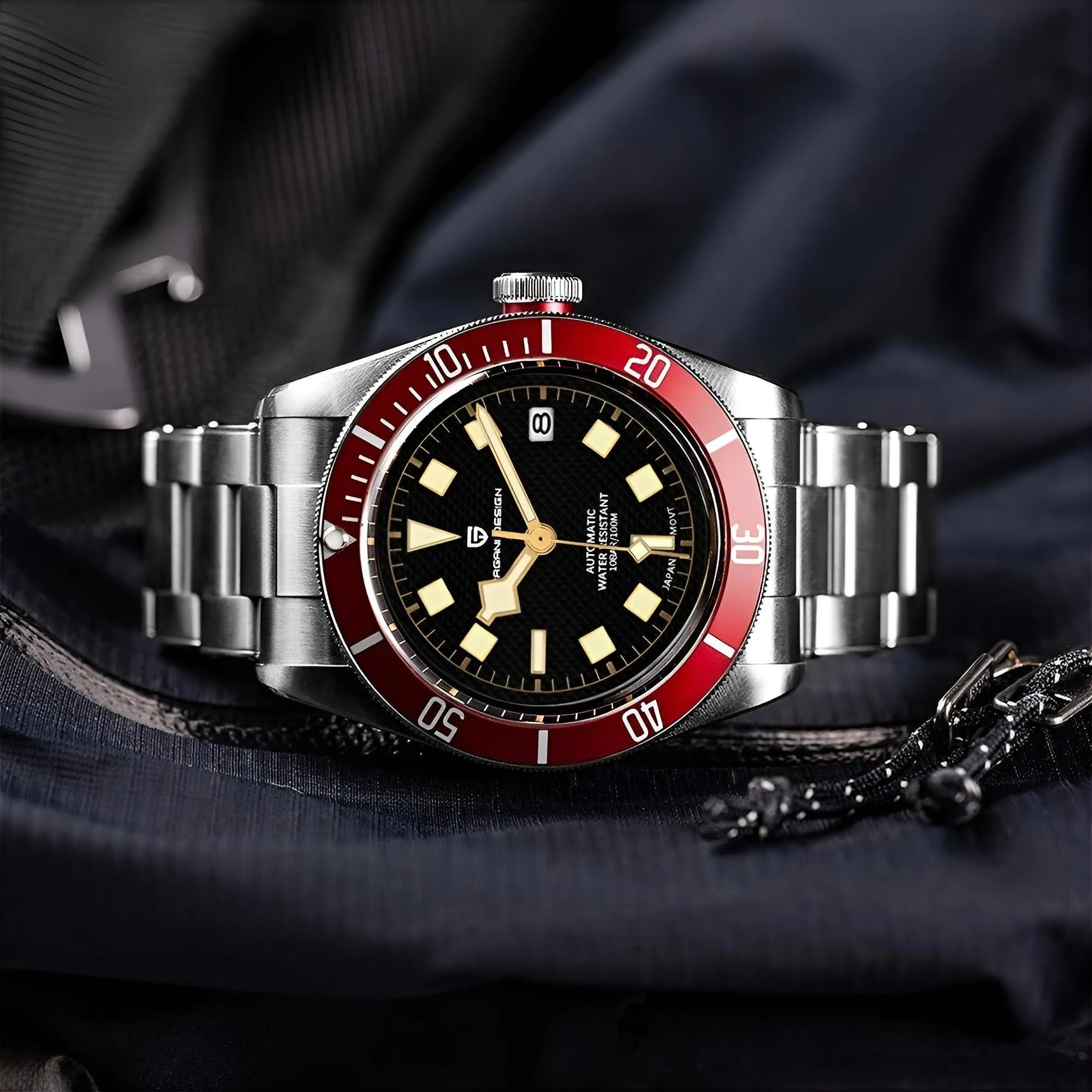 Homage to Tudor BB 58 Watch Men's Watches Retro Automatic Watch Men Mechanical Wristwatch Luxury NH35A 100M Waterproof