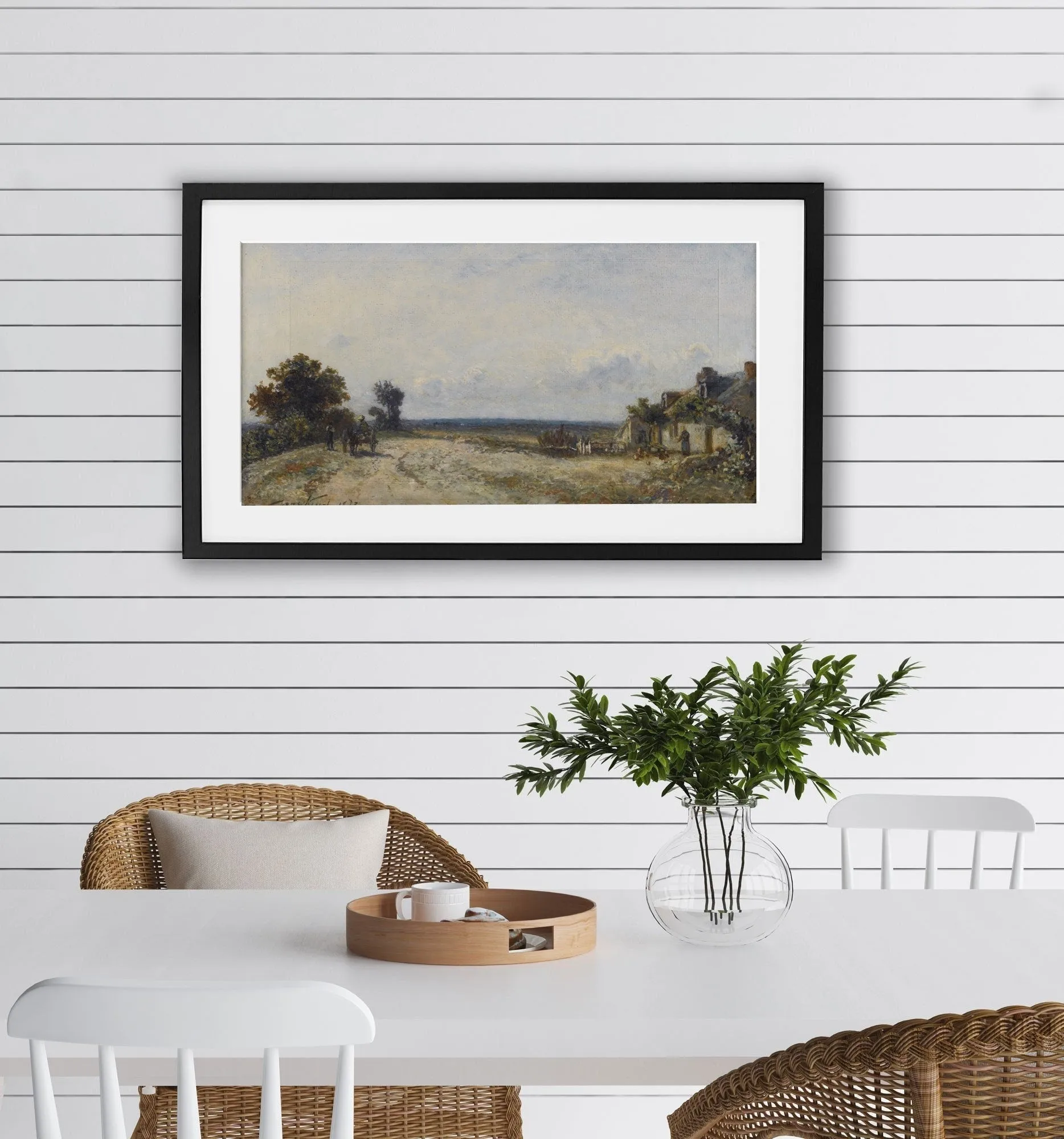 Horizontal Landscape Vintage Print