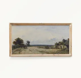 Horizontal Landscape Vintage Print