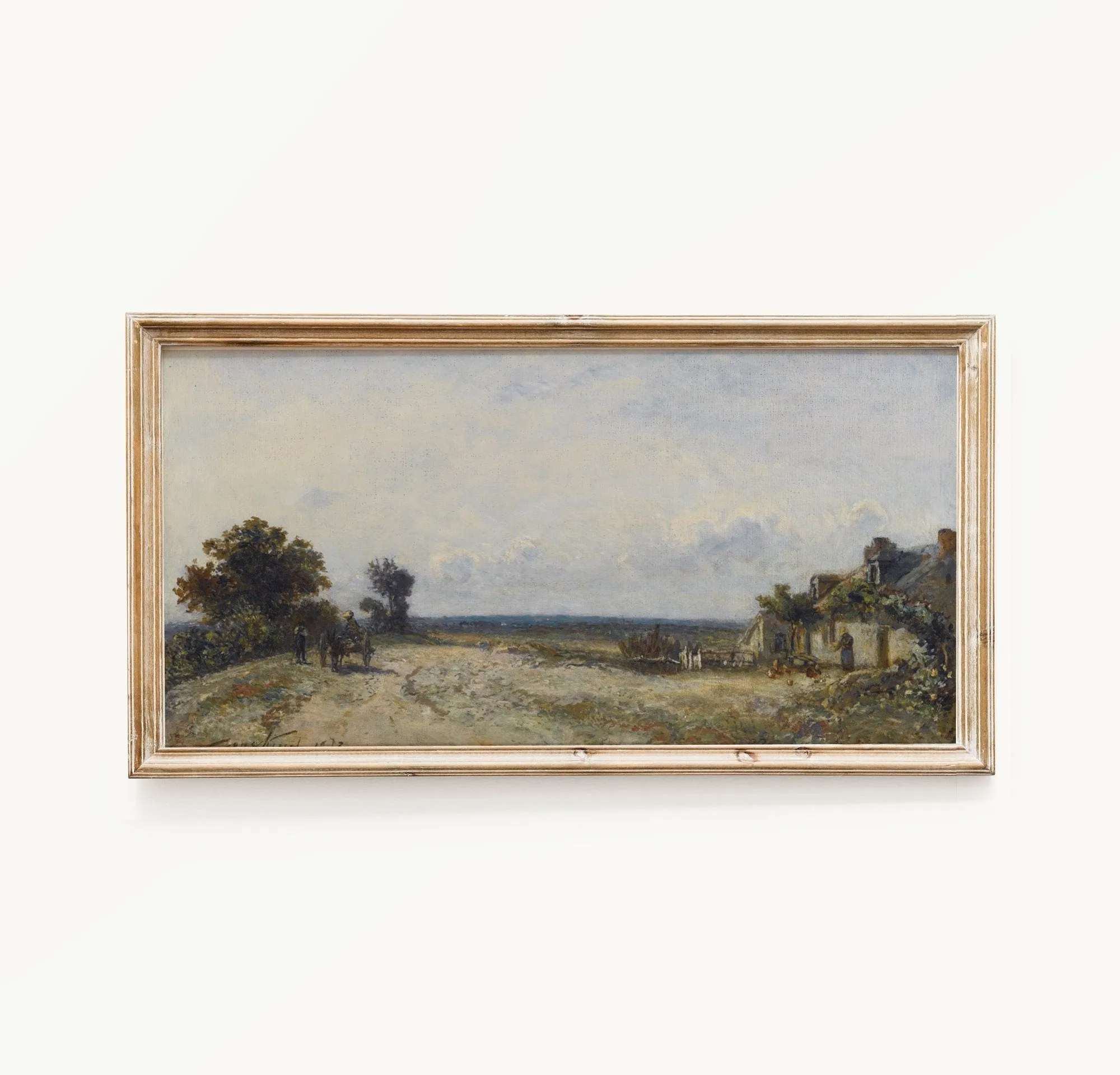 Horizontal Landscape Vintage Print