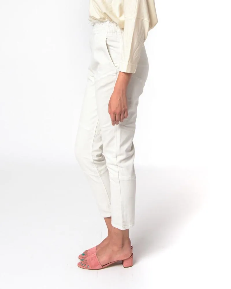 Idyll Pant in Dirty White