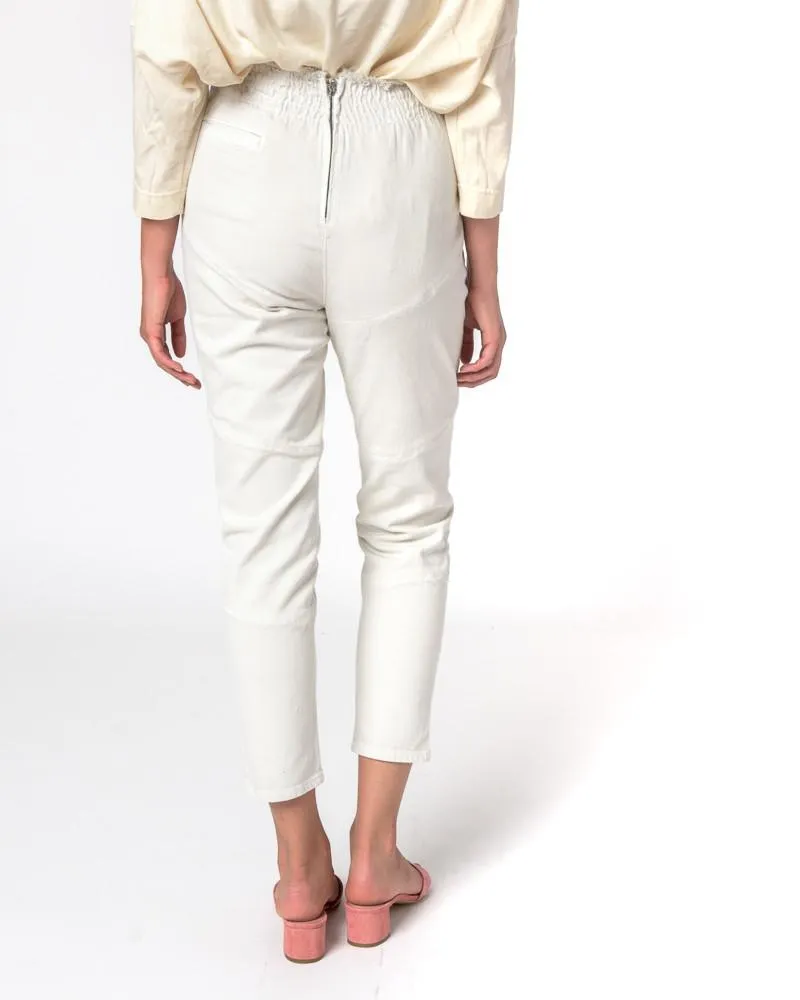 Idyll Pant in Dirty White