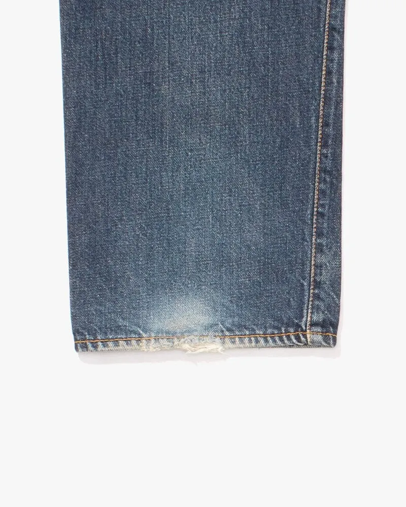 Japanese Repro Denim Jeans, Evisu Brand, No. 2 Style - 34" x 35"