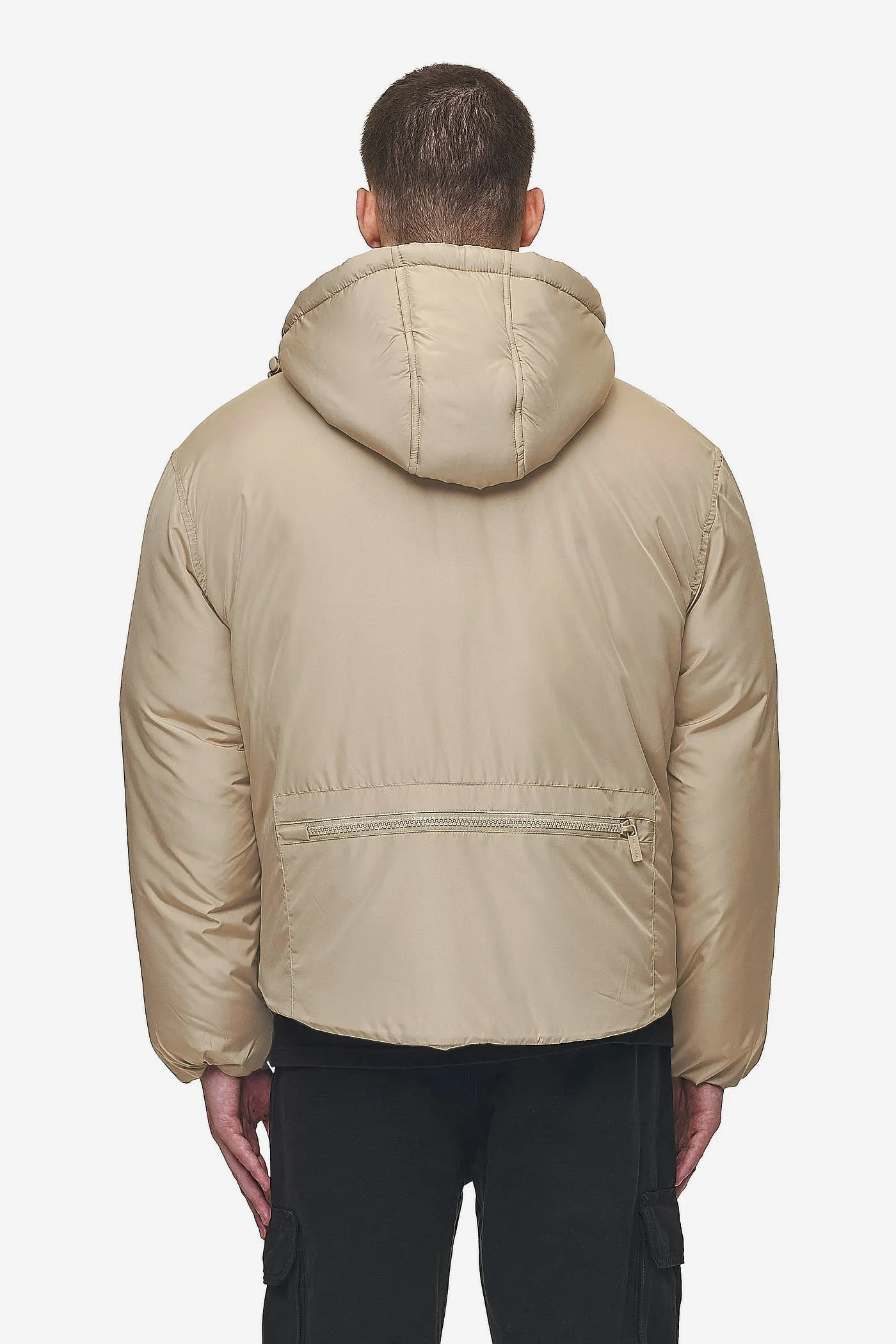 Jean Utility Puffer Jacket Sand