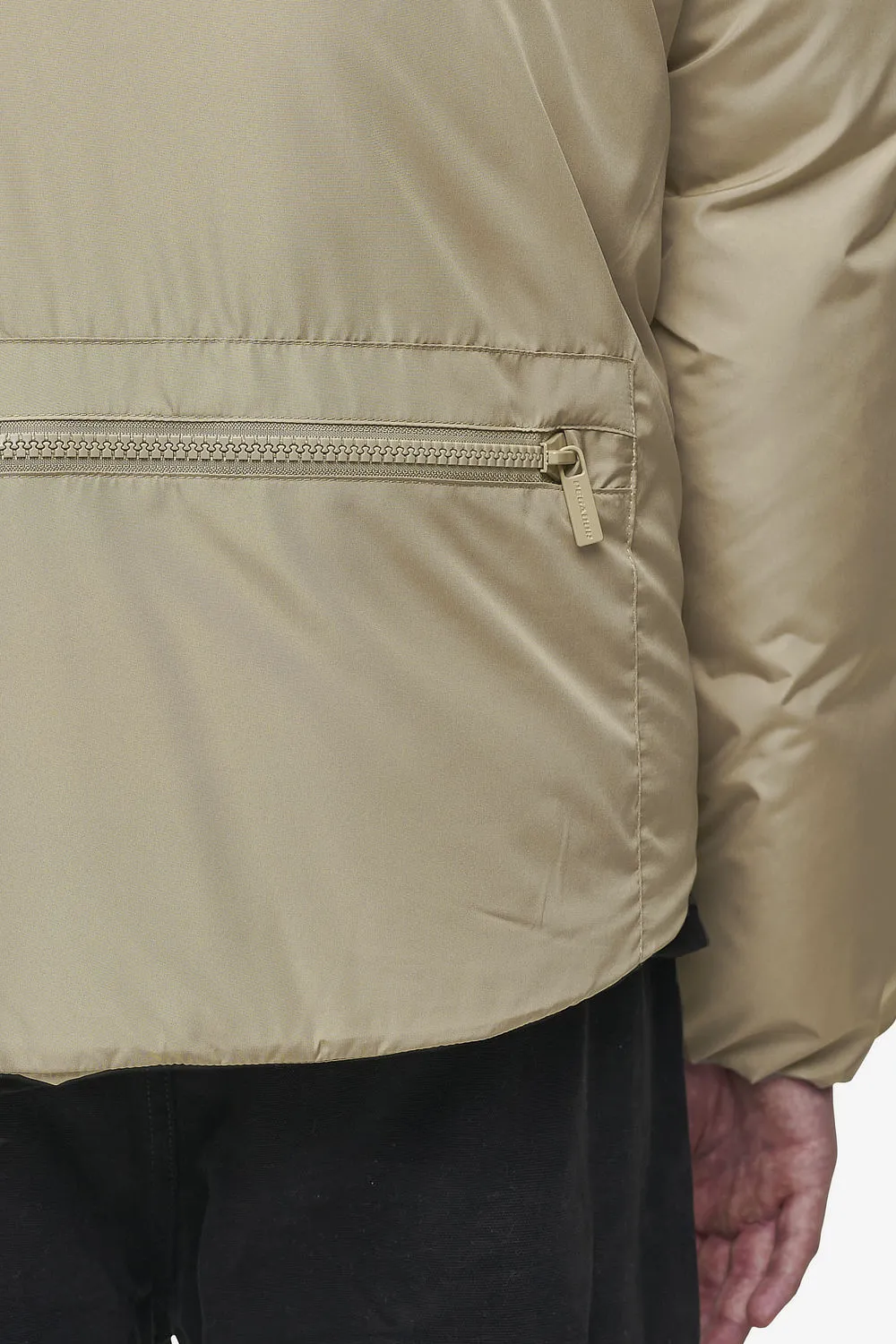 Jean Utility Puffer Jacket Sand