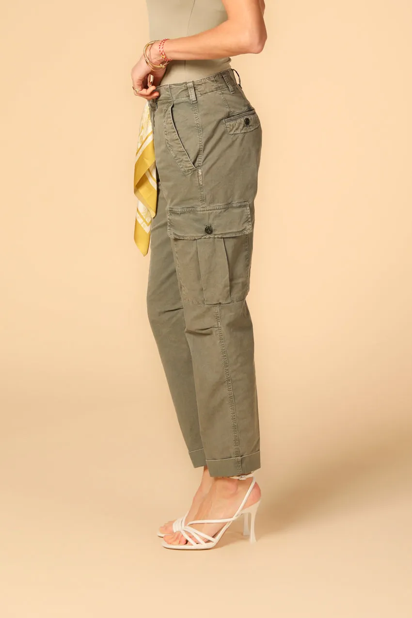 Judy Archivio W women's cargo pants in cotton twill icon washes relaxed