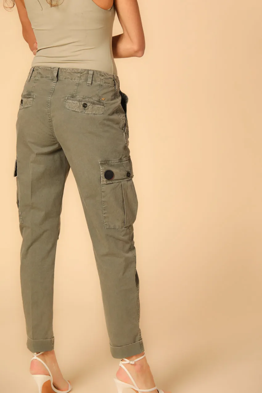 Judy Archivio W women's cargo pants in cotton twill icon washes relaxed