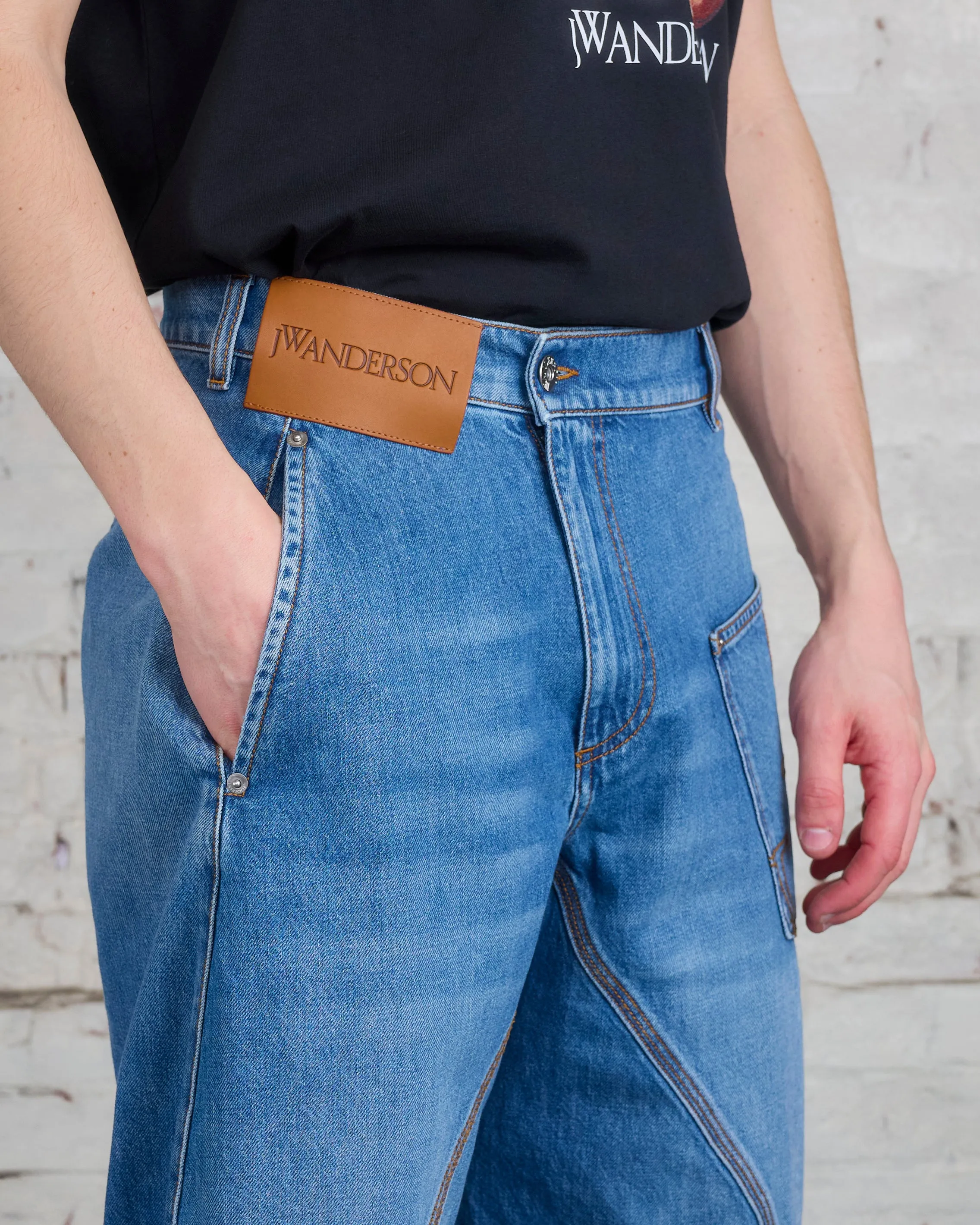 JW Anderson Twisted Workwear Jean Light Blue