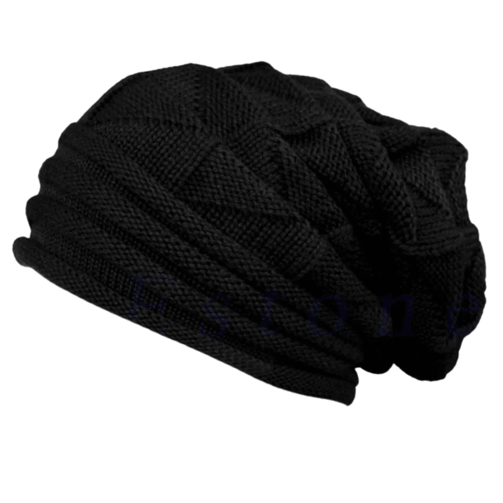 Knitted Women's Baggy Beanie Hat