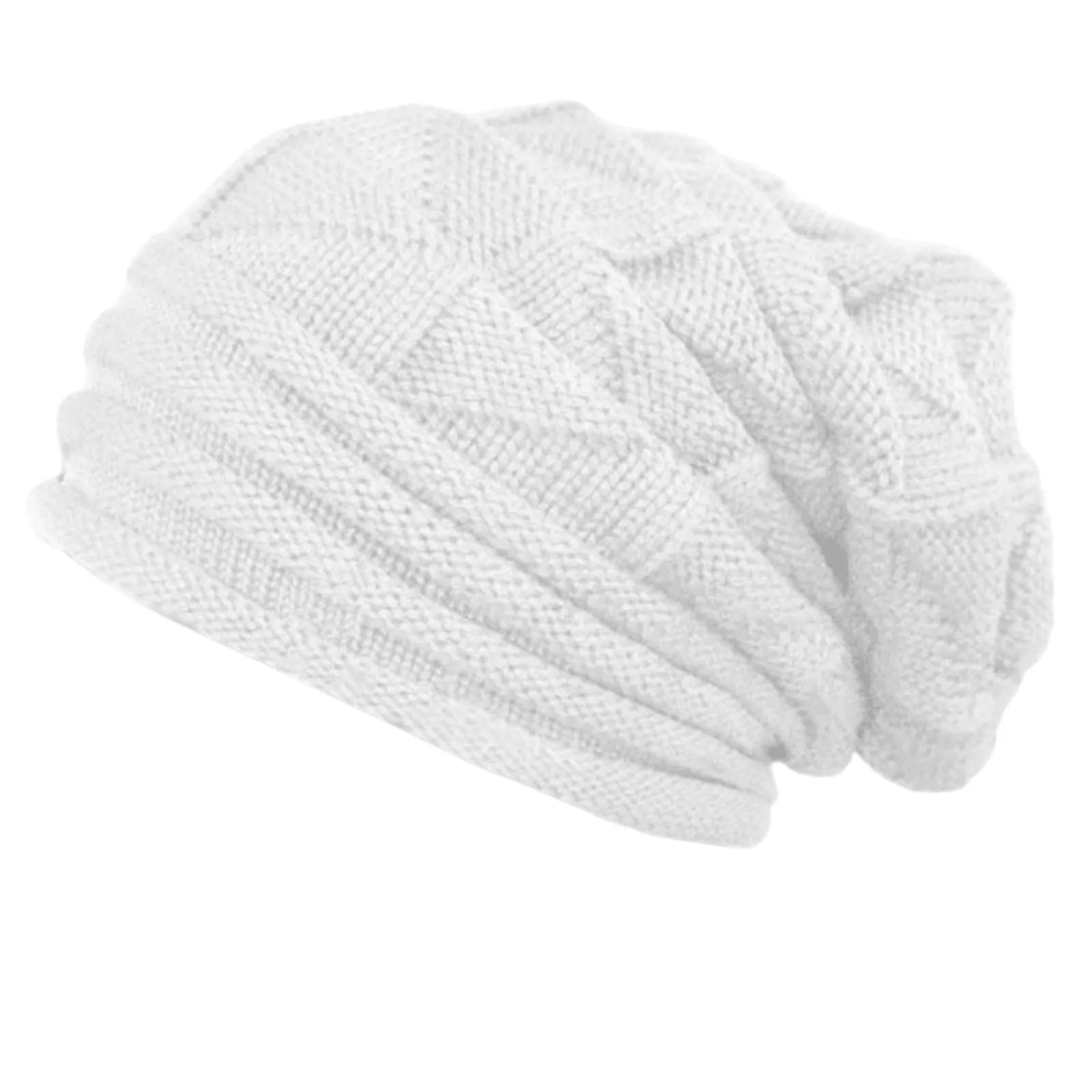 Knitted Women's Baggy Beanie Hat