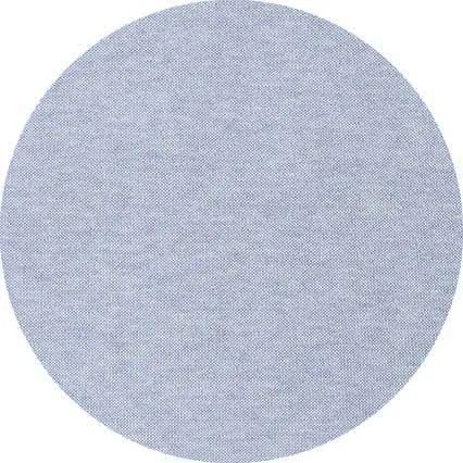 Light Blue Cotton-Blend Crew Neck Jumper