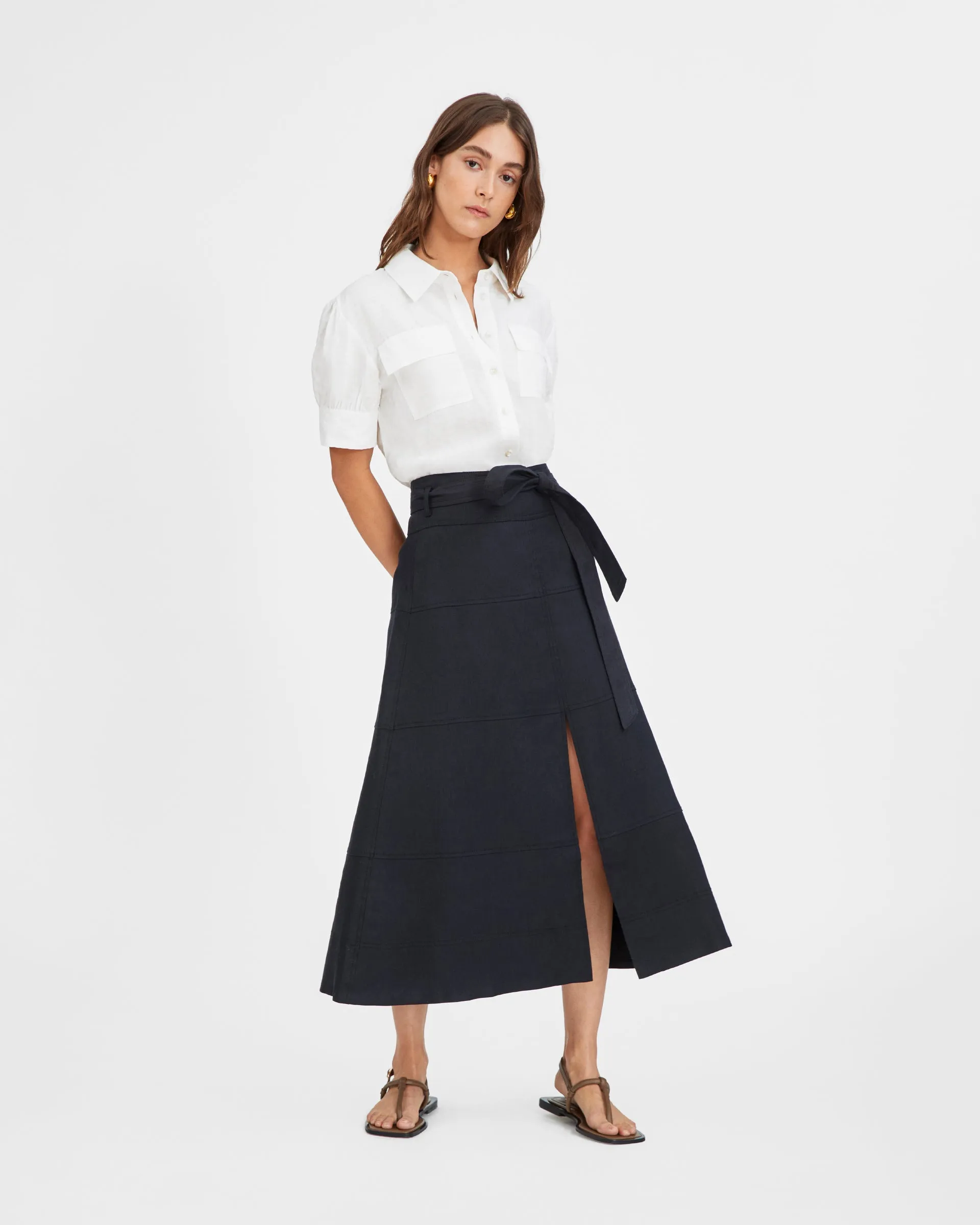 Linen Hudson Skirt