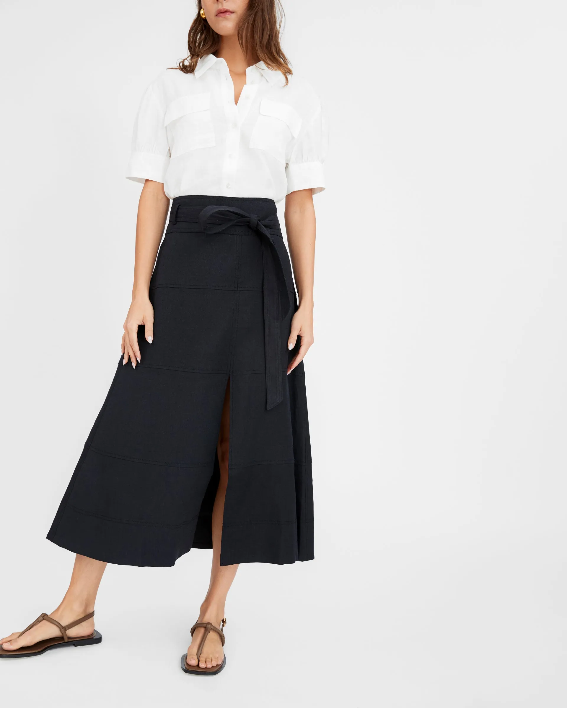 Linen Hudson Skirt