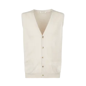 LUXE CASHMERE V NECK VESTS