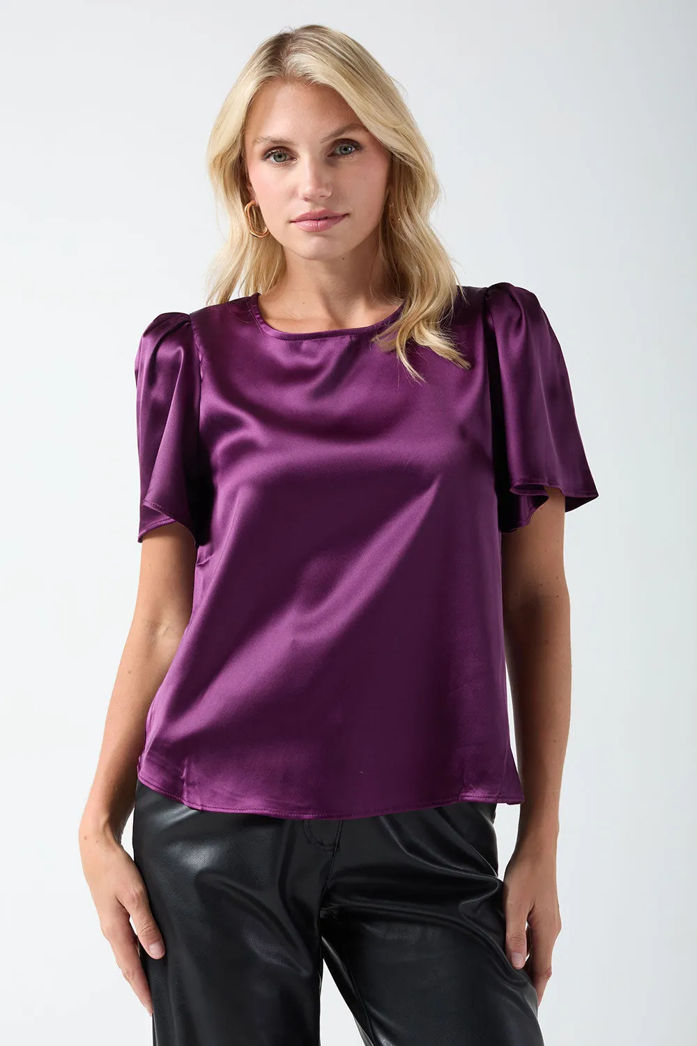 Marc Angelo Satin Blouse