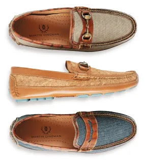 Martin Dingman Monte Carlo Horsebit Slip-Ons - Stone