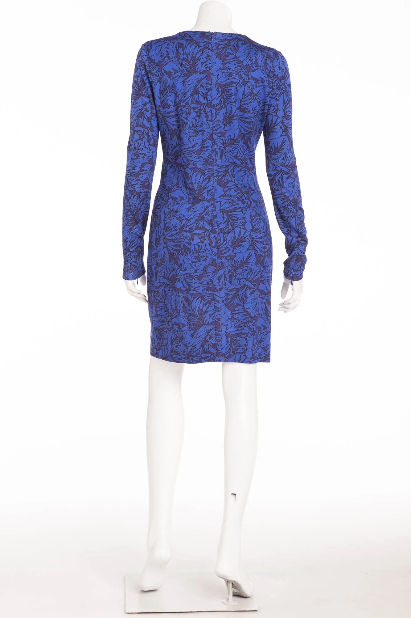 Matthew Williamson - Blue Floral Long Sleeve Dress - UK 12