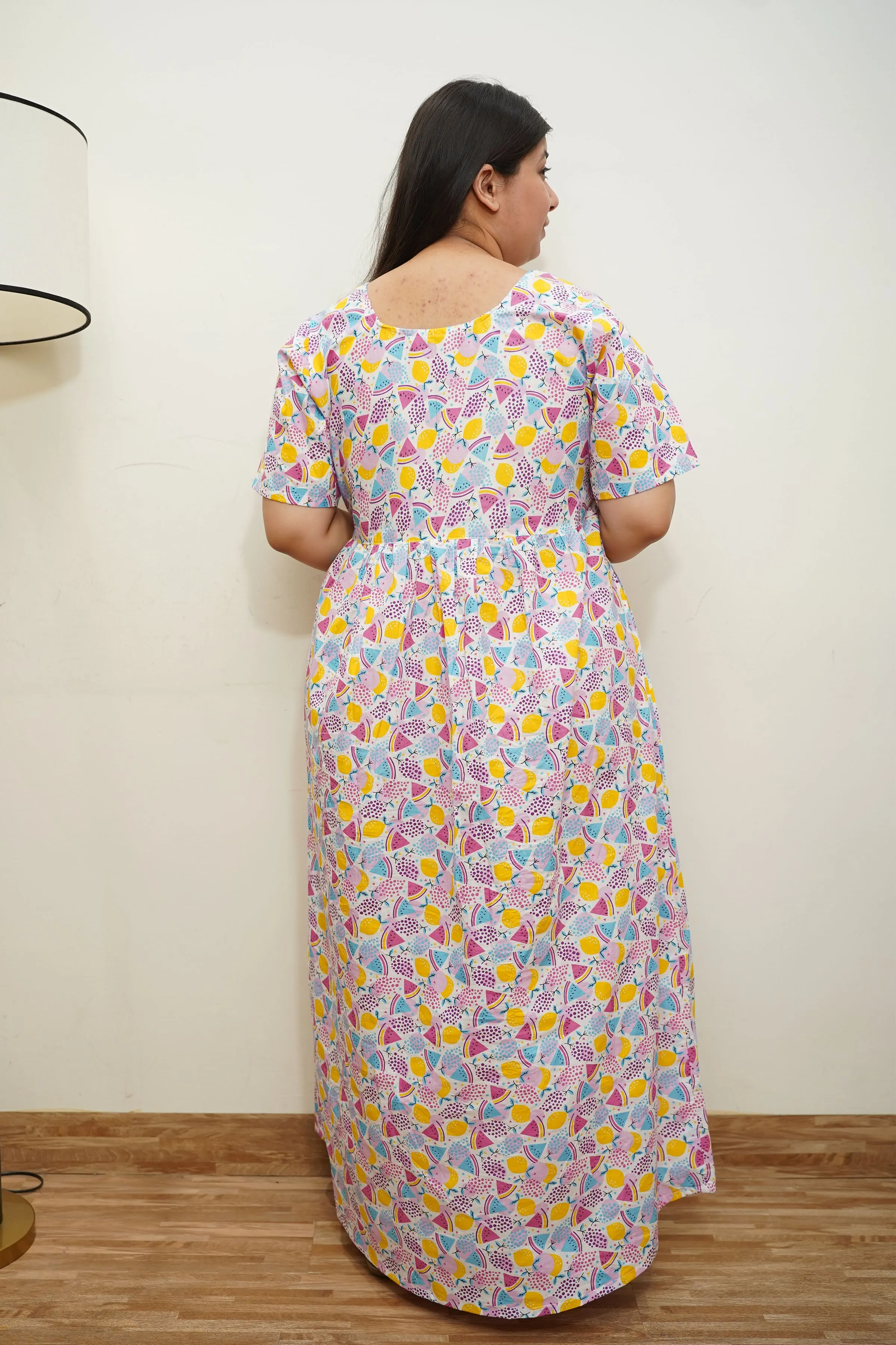 Melon Magic Cotton Night Gown