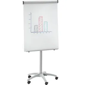 Mobile Magnetic Flipchart Board With Free Duster & Magnets