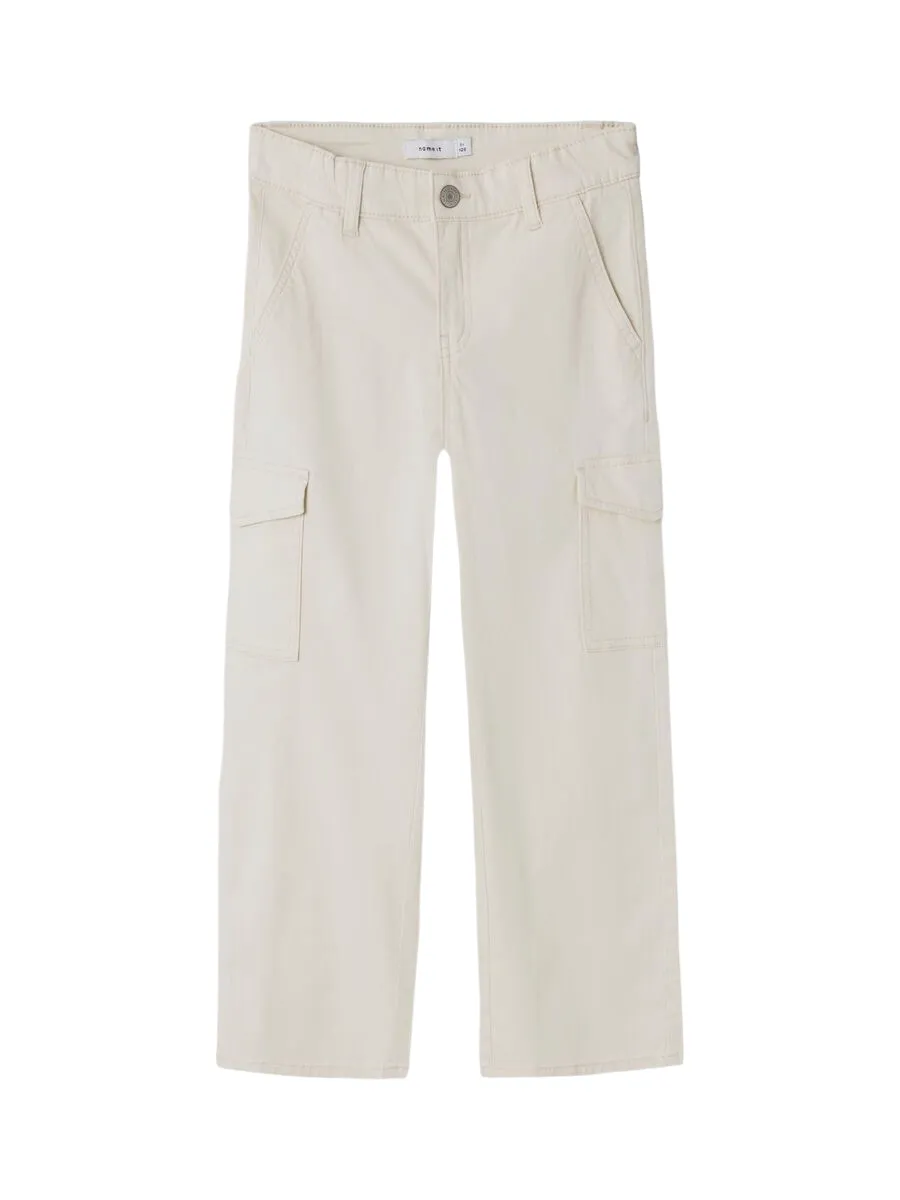 Name it pantalone con tasconi da ragazzo 13220718 tortora