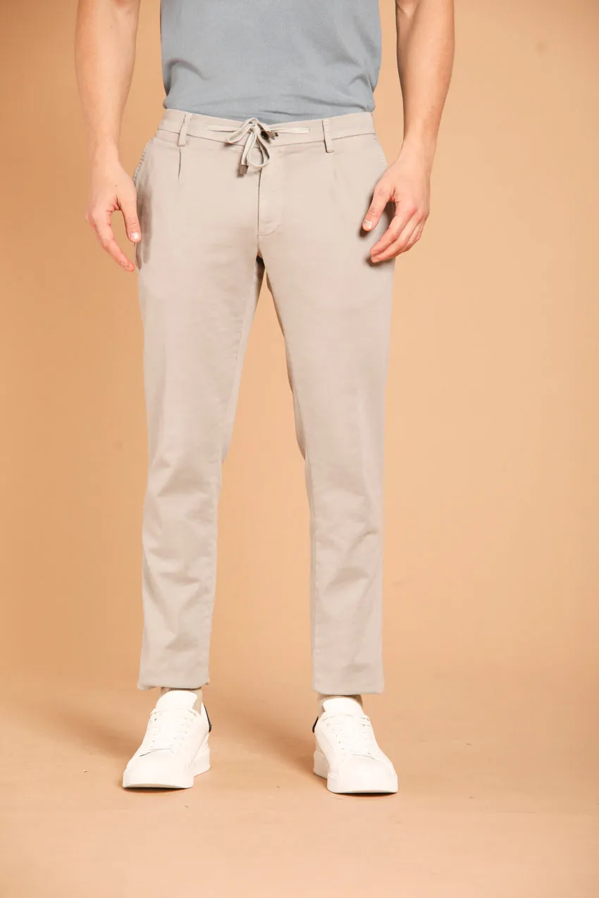 New York Golf 1 Pinces men's chino jogger pants in fleece with a regular fit