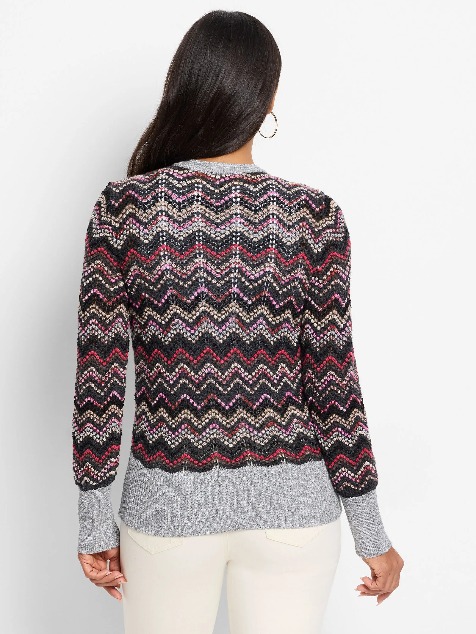 NIC ZOE Zig Zag Cardigan