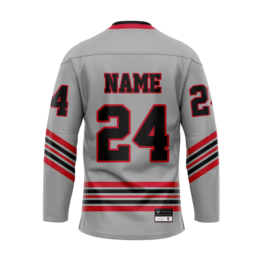 North Quincy Hockey Hybrid Jersey Customized