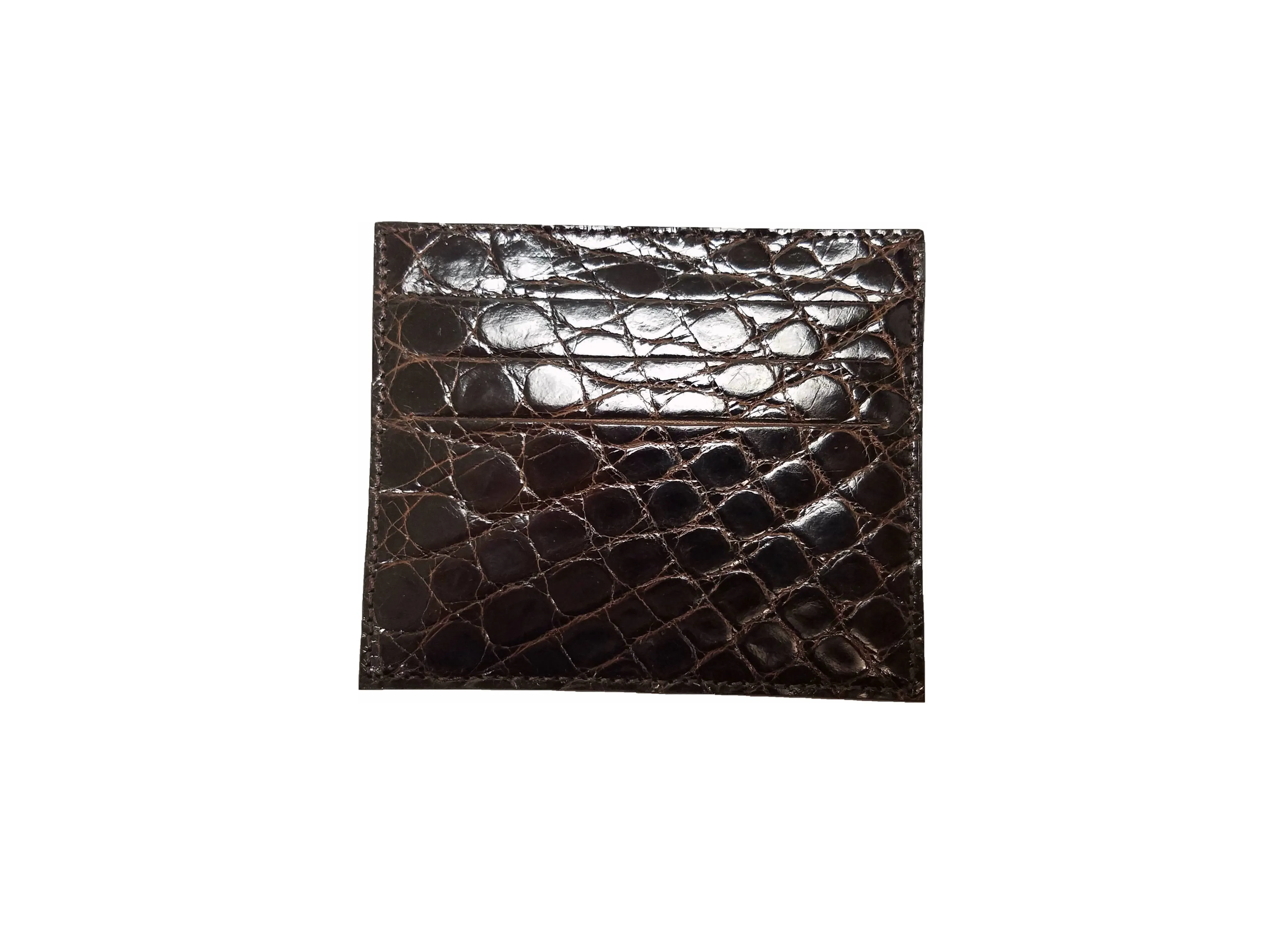 O-81-550 Caiman Card Holder-Nicotine